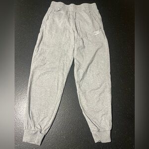 Nike Boys Heather Gray Joggers, Medium (10-12), Side Pockets, Drawstring Waist